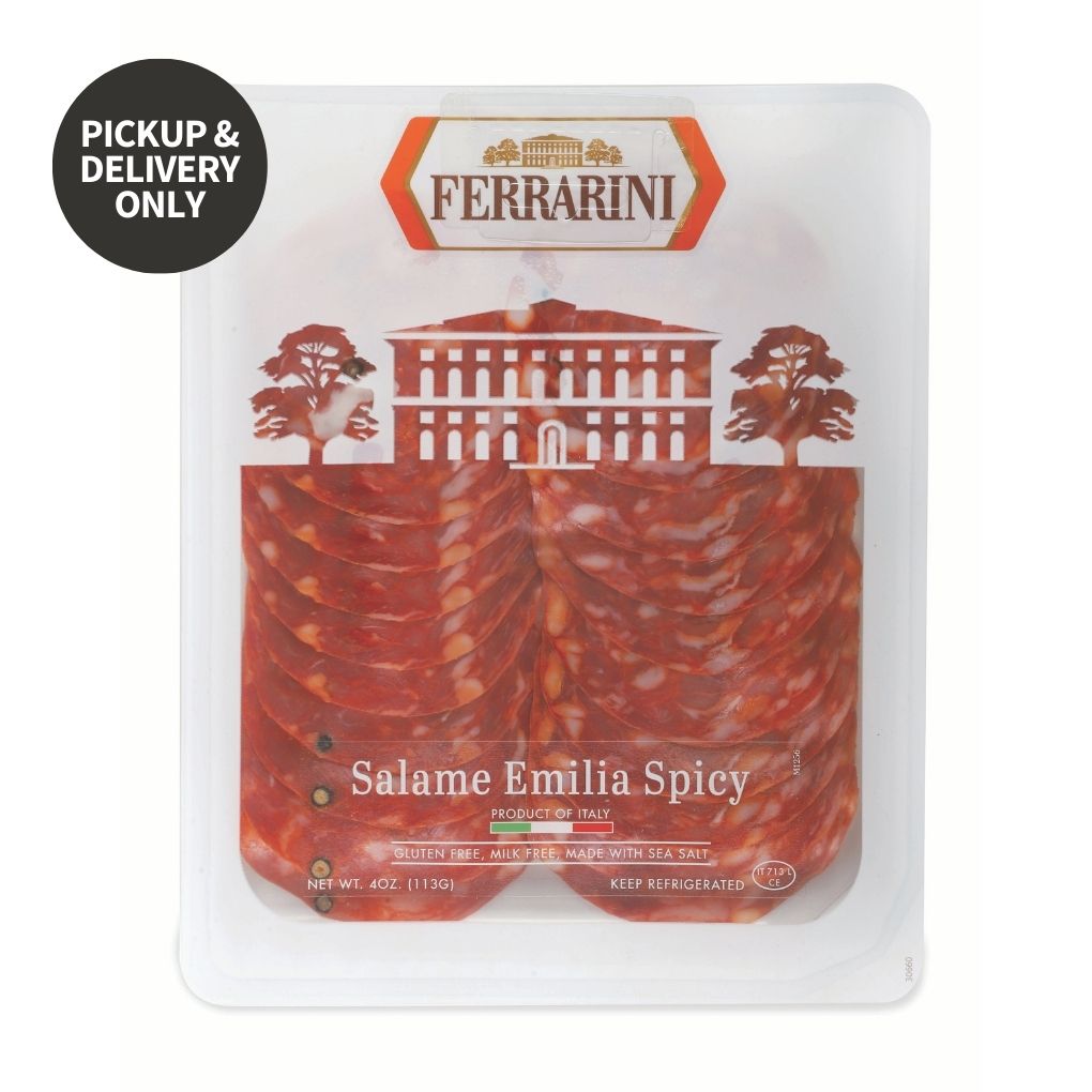 Ferrarini Spicy Emilia Salami, Sliced 1