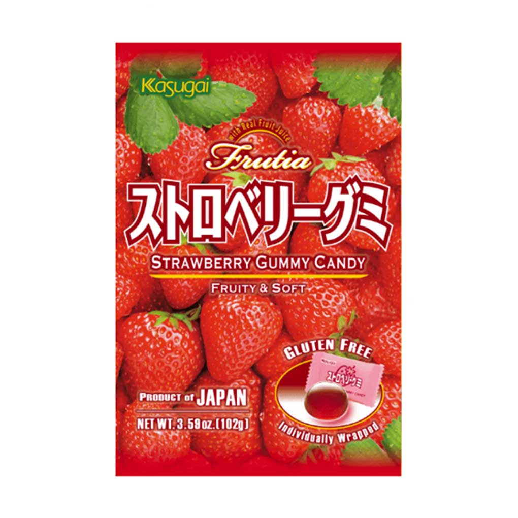 Kasugai Japanese Strawberry Gummy 1