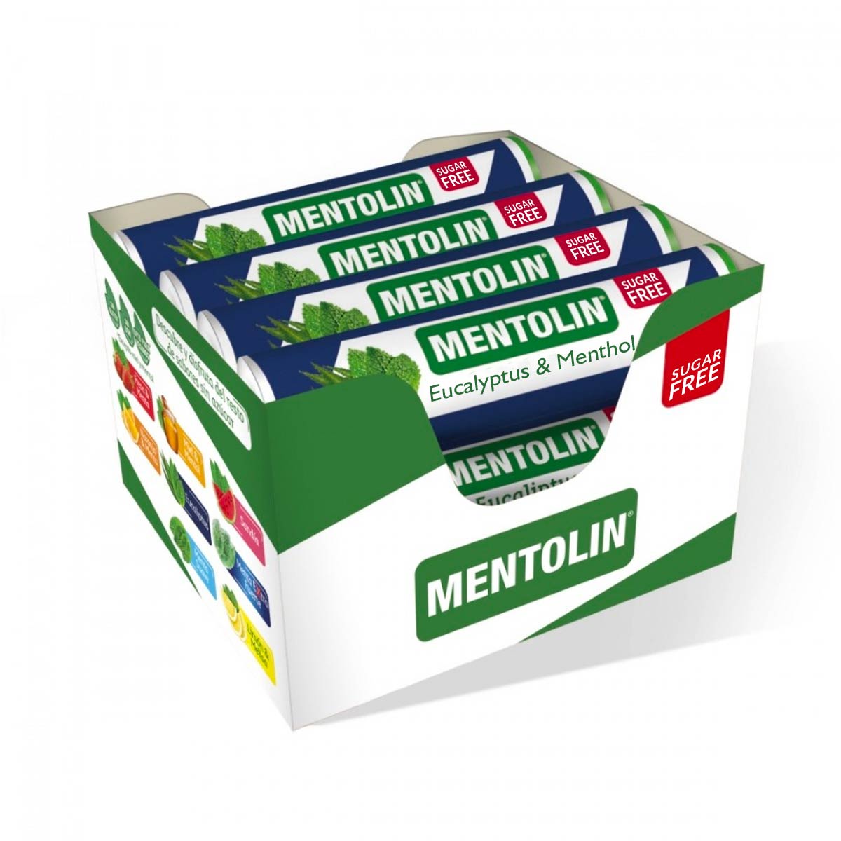 Mentolin Eucalyptus and Menthol Hard Candies, Sugar Free 1