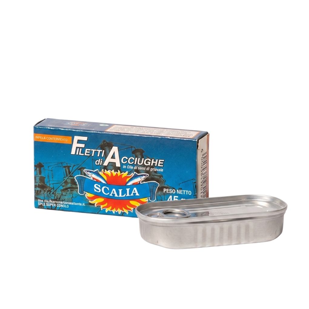 Scalia Anchovy Fillets in Sunflower Oil 1