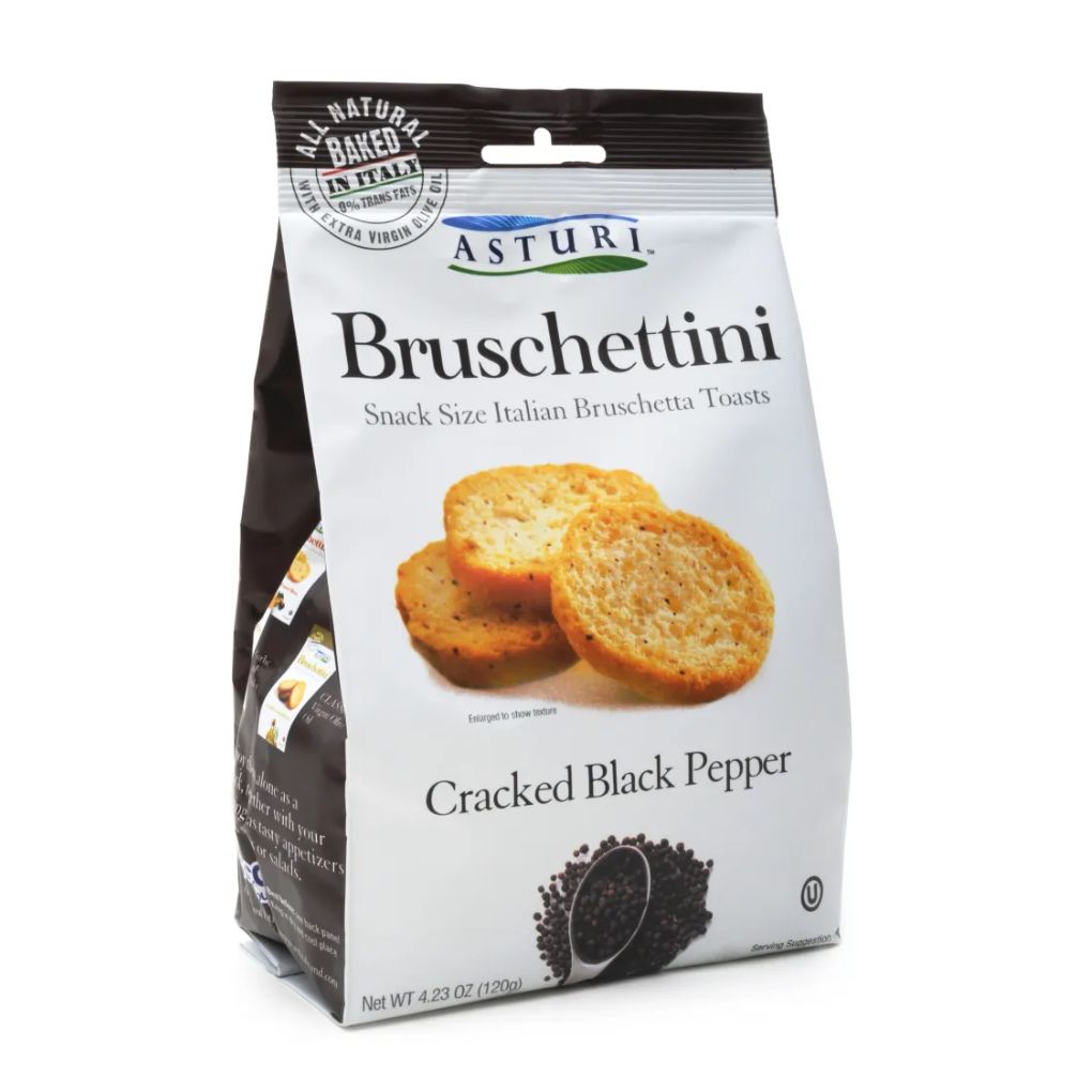Asturi Cracked Black Pepper Bruschettini 1