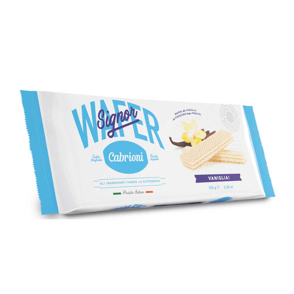Cabrioni Italian Vanilla Signor Wafer, No Palm Oil 1