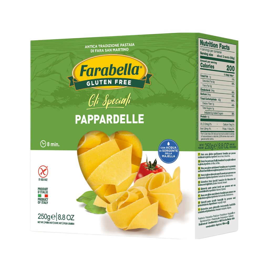 Farabella Gluten Free Pappardelle Pasta 1