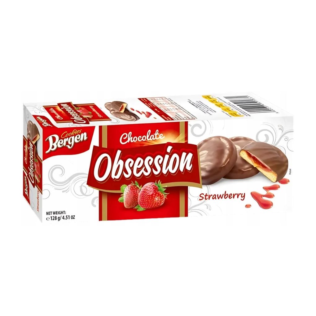 Bergen Chocolate Cookies with Strawberry Jelly Filling 1