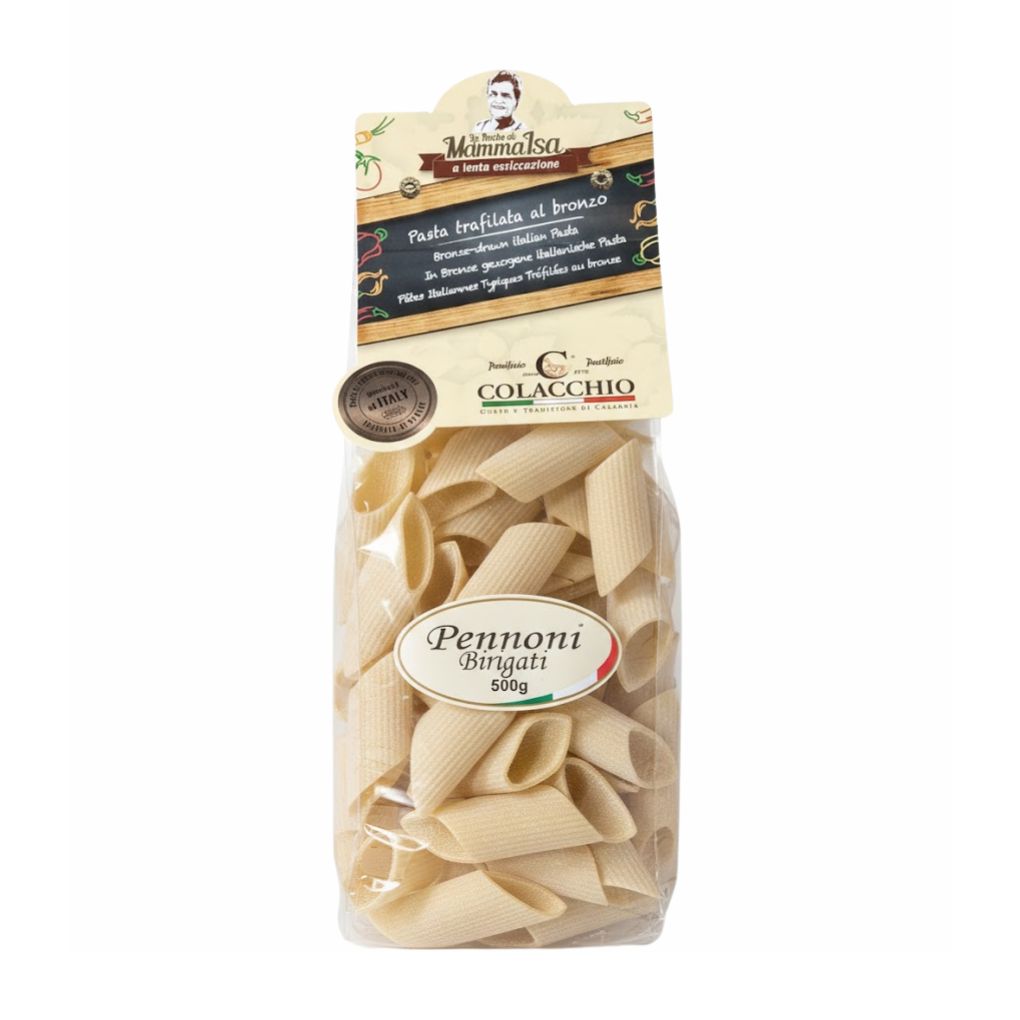 Colacchio Ridged Pennoni Pasta 1