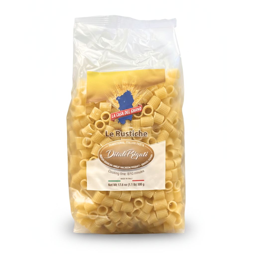 La Casa Del Grano Ditali Rigati Small Pasta Tubes 1