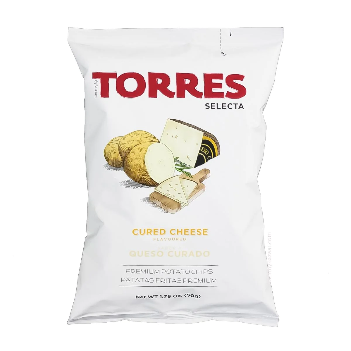 Torres Cured Cheese Potato Chips 1