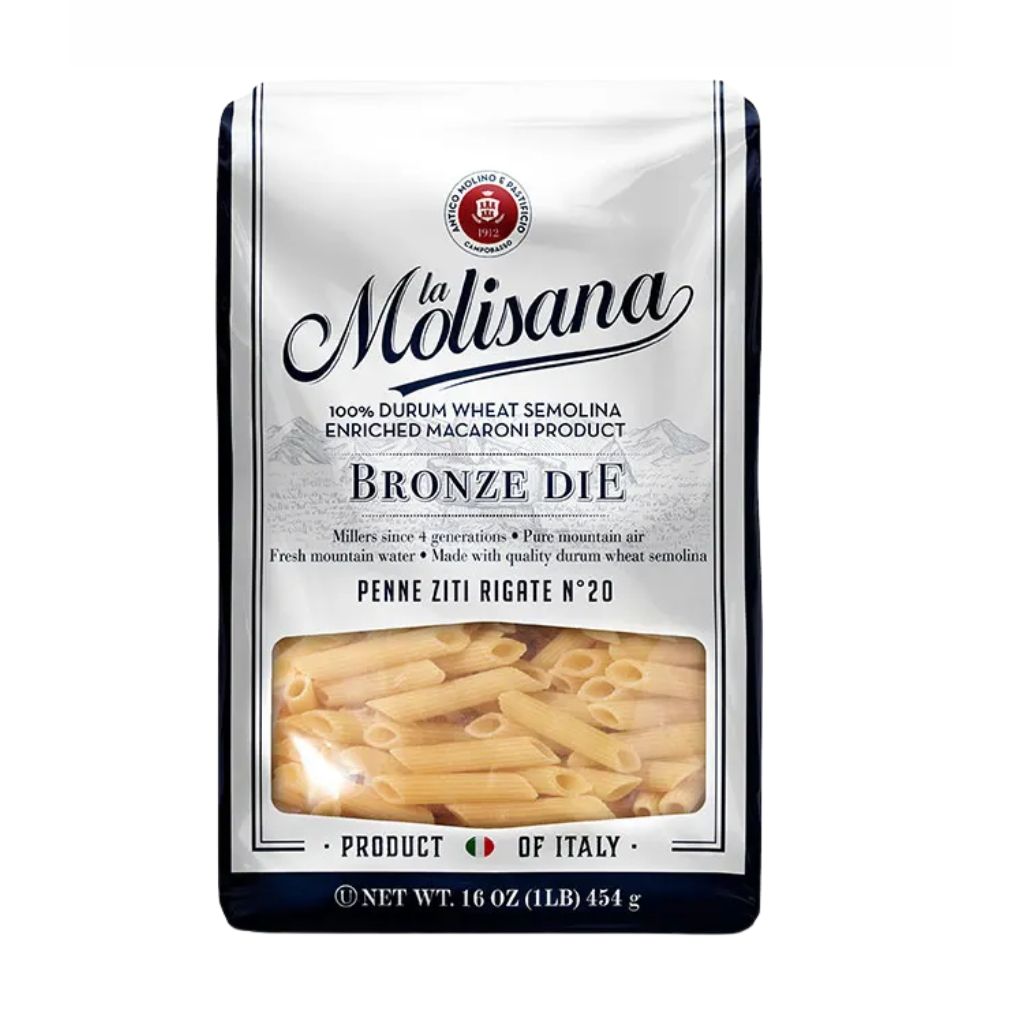 La Molisana Penne Ziti Rigate Pasta #20B, 100% Italian Wheat 1