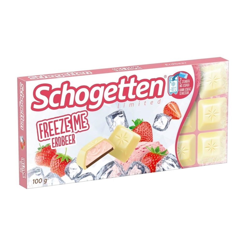 Schogetten "Freeze Me" Strawberry Chocolate Bar 1