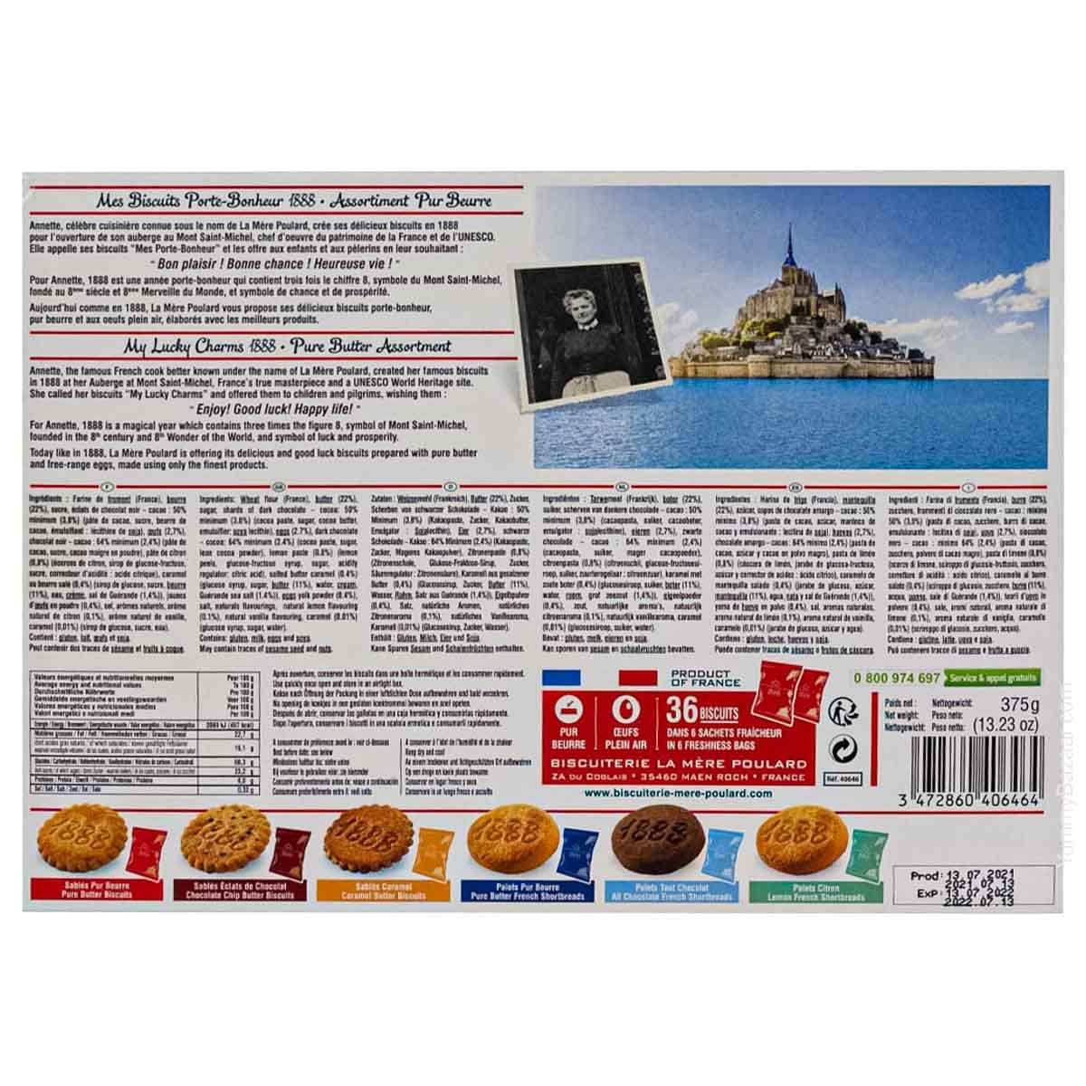 La Mere Poulard Assorted French Butter Cookies 2