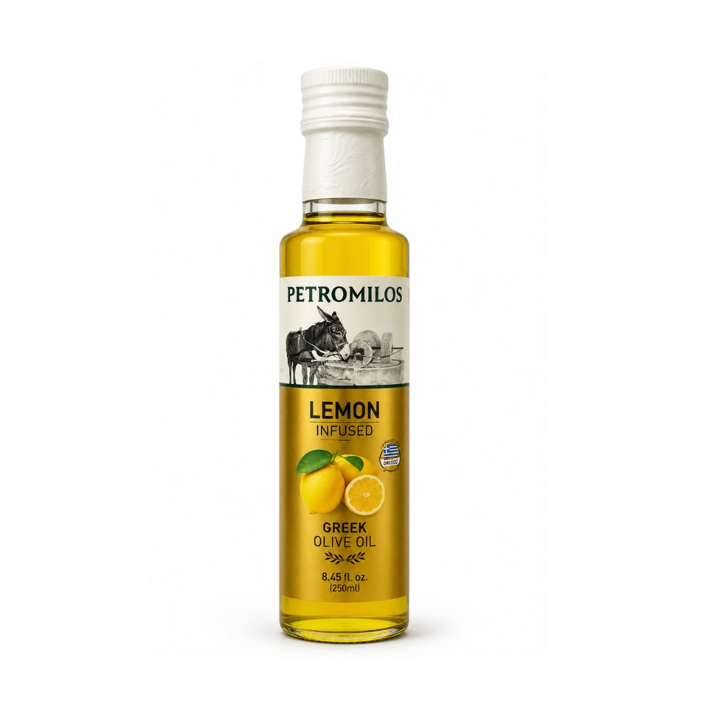 Petromilos Lemon Infused Greek Olive Oil 1