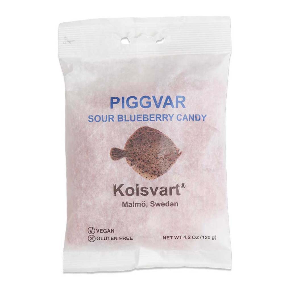 Kolsvart Sour Blueberry Swedish Vegan Gummy 1