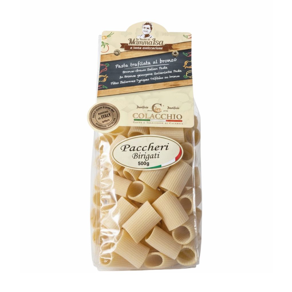 Colacchio Ridged Paccheri Pasta 1