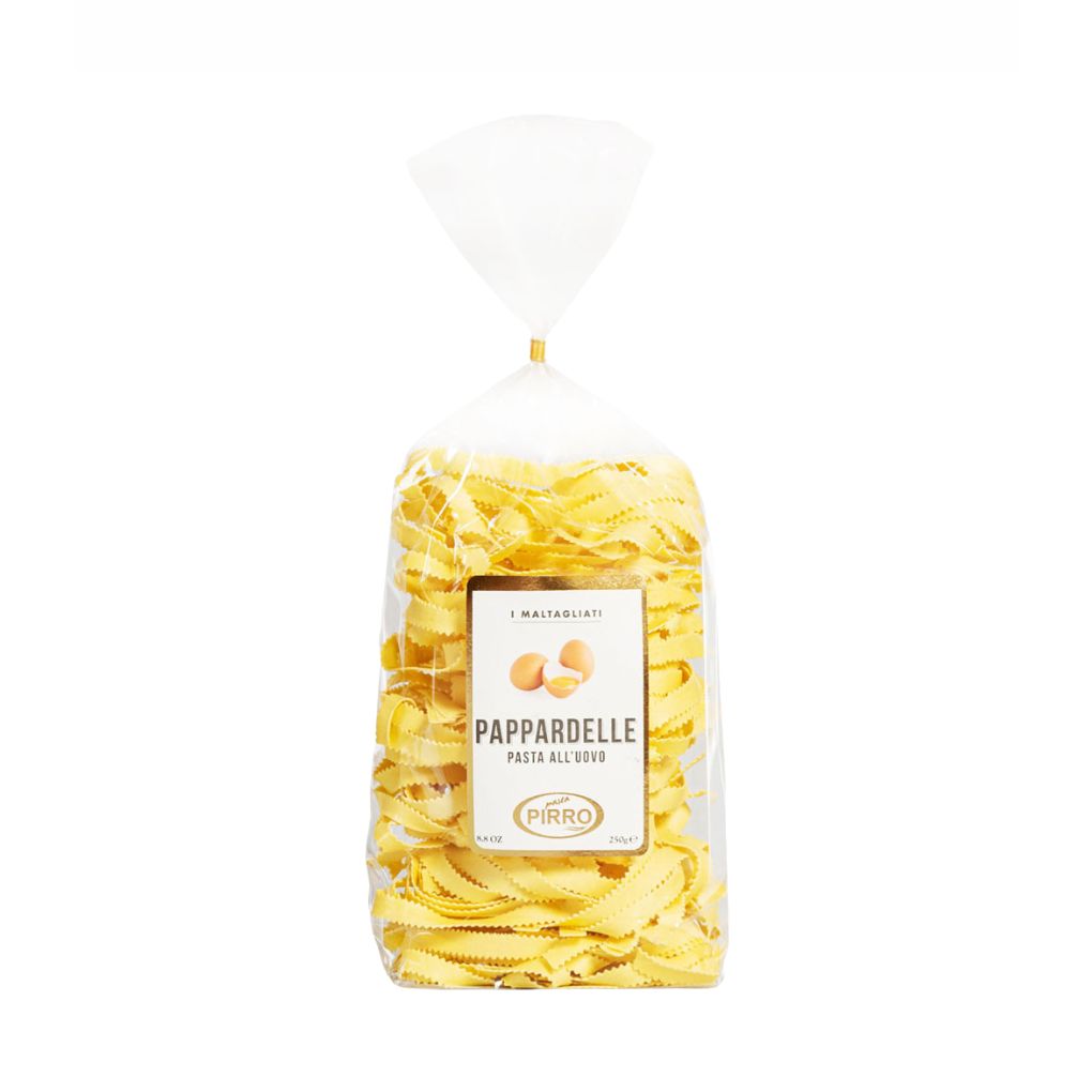 Pirro Pappardelle Zigrinate Egg Pasta Nests 1