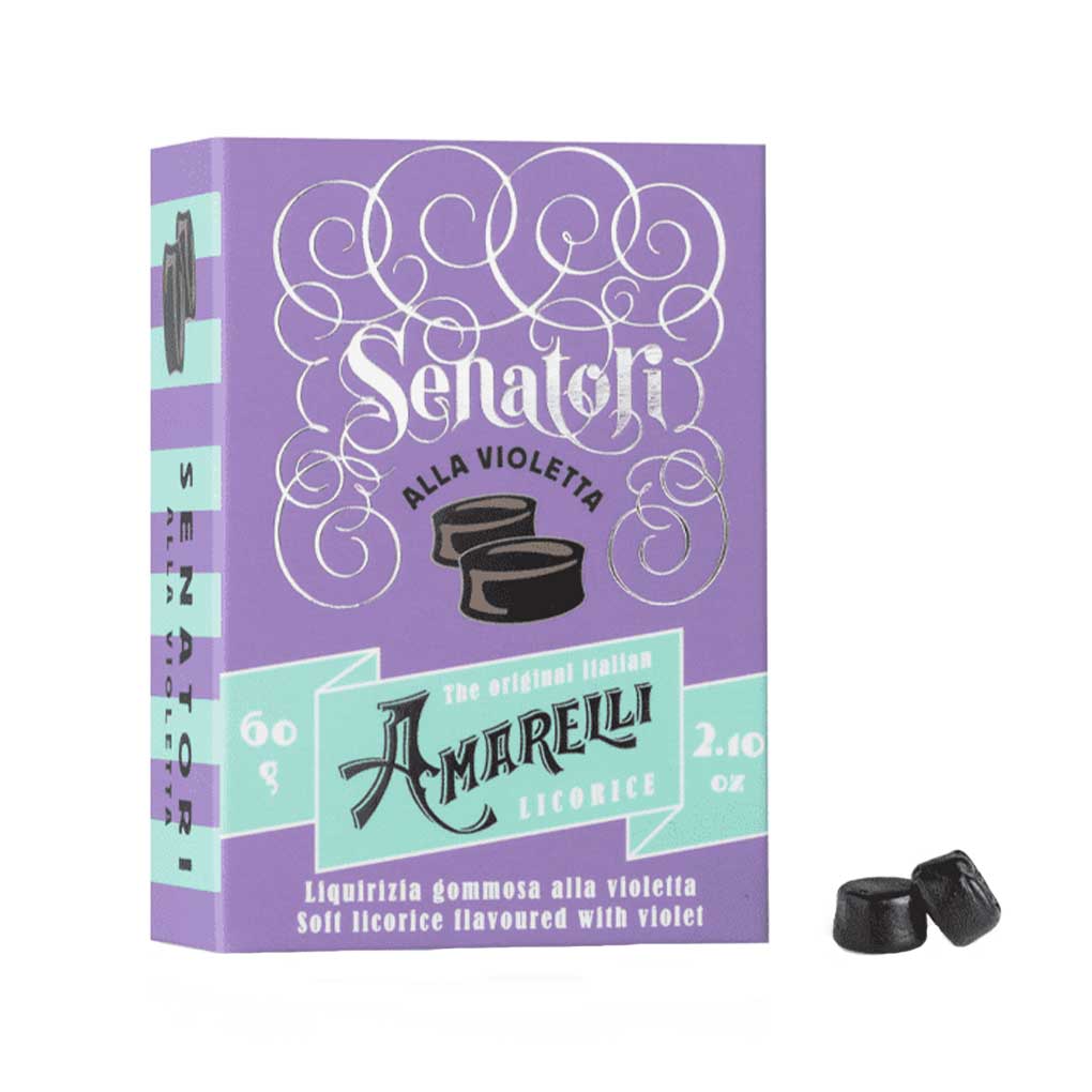 Amarelli Soft Violet Liquorice 1