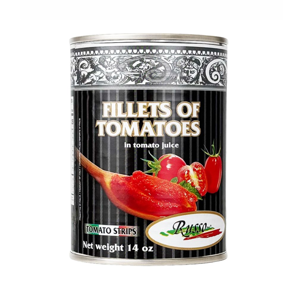 Russo Tomato Fillet Strips in Tomato Juice 1
