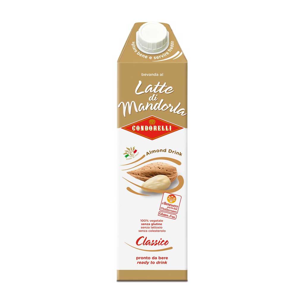 Condorelli Italian Almond Milk, Ready to Drink 1
