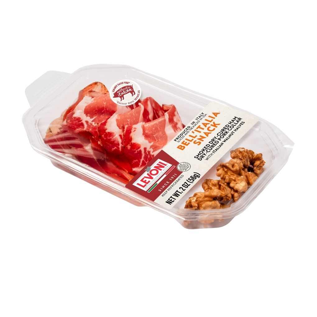 Levoni Bell'Italia Snack with Speck, Coppa and Walnuts 1