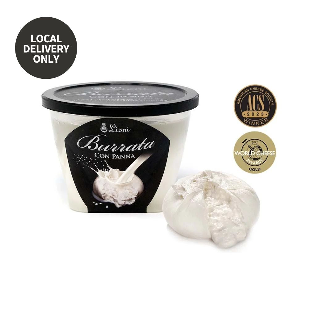 Lioni Latticini Burrata Con Panna, 4oz Balls 1