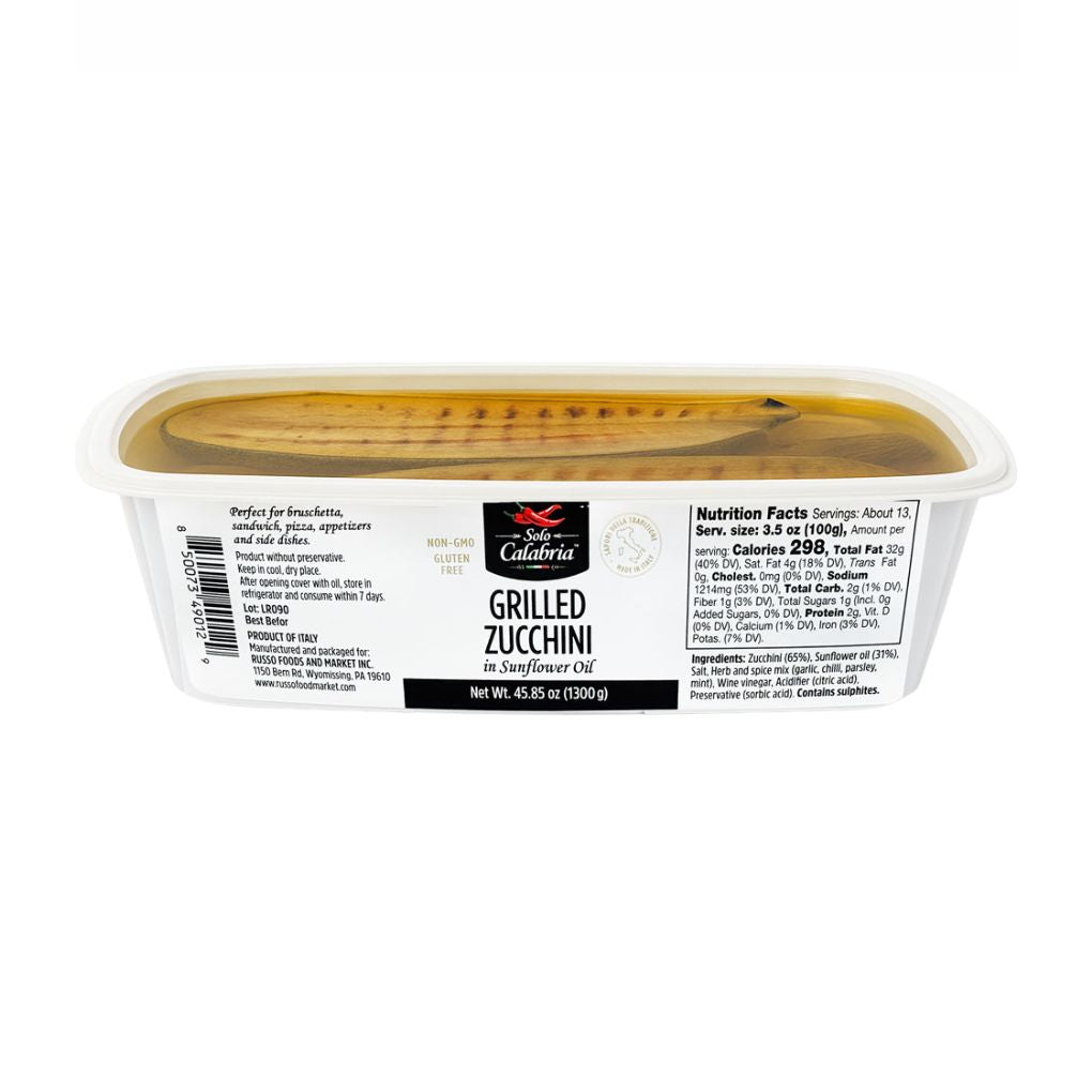Solo Calabria Calabrian Grilled Zucchini 1