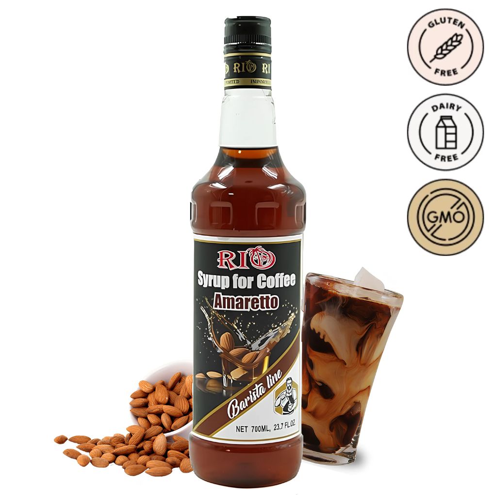 Rio Amaretto Syrup for Coffee 1