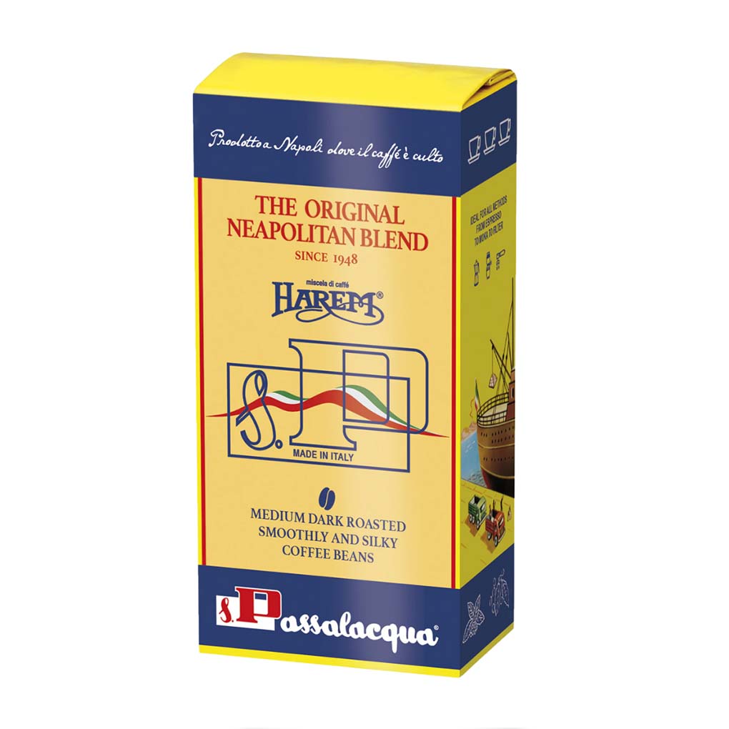 Passalacqua Harem 100% Arabica Artisanal Neapolitan Coffee Beans 1