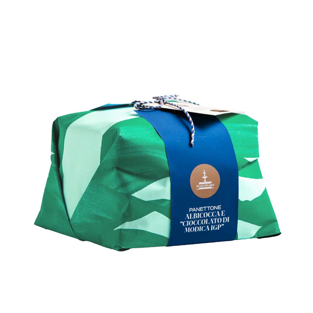 Fiasconaro Panettone with Apricot and Modica Chocolate IGP 1