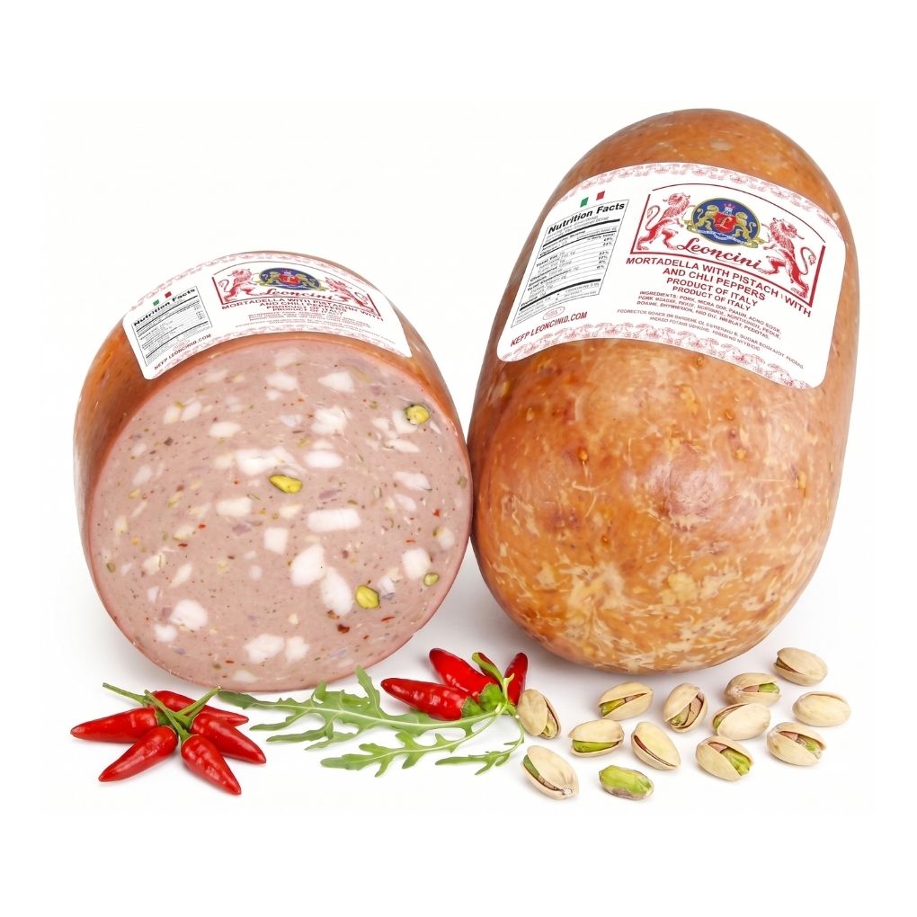 Leoncini Mortadella with Pistachio & Chili Pepper 1