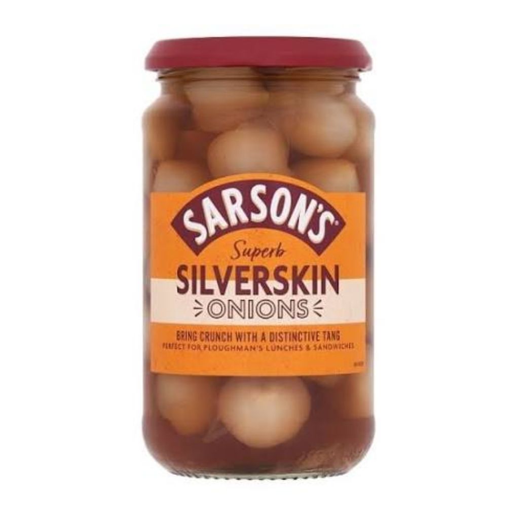 Sarson's Medium & Tangy Silverskin Onions 1