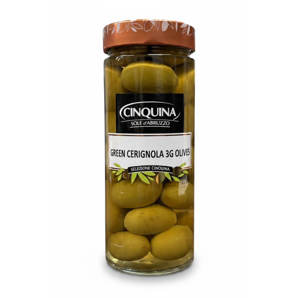 Cinquina Green Cerignola "3G" Olives 1