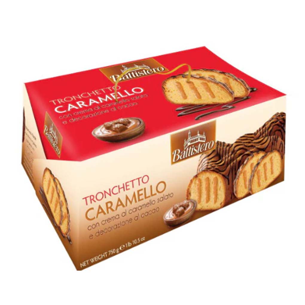 Battistero Salted Caramel Tronchetto Yule Log Cake 1
