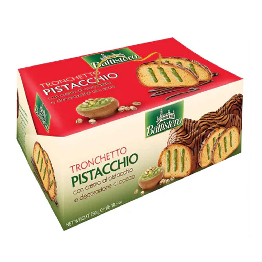 Battistero Pistachio Tronchetto Yule Log Cake 1