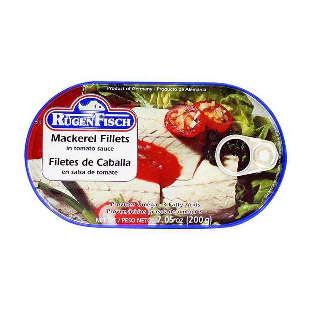 Rugen Fisch Mackerel Fillets in Tomato Cream Sauce 1
