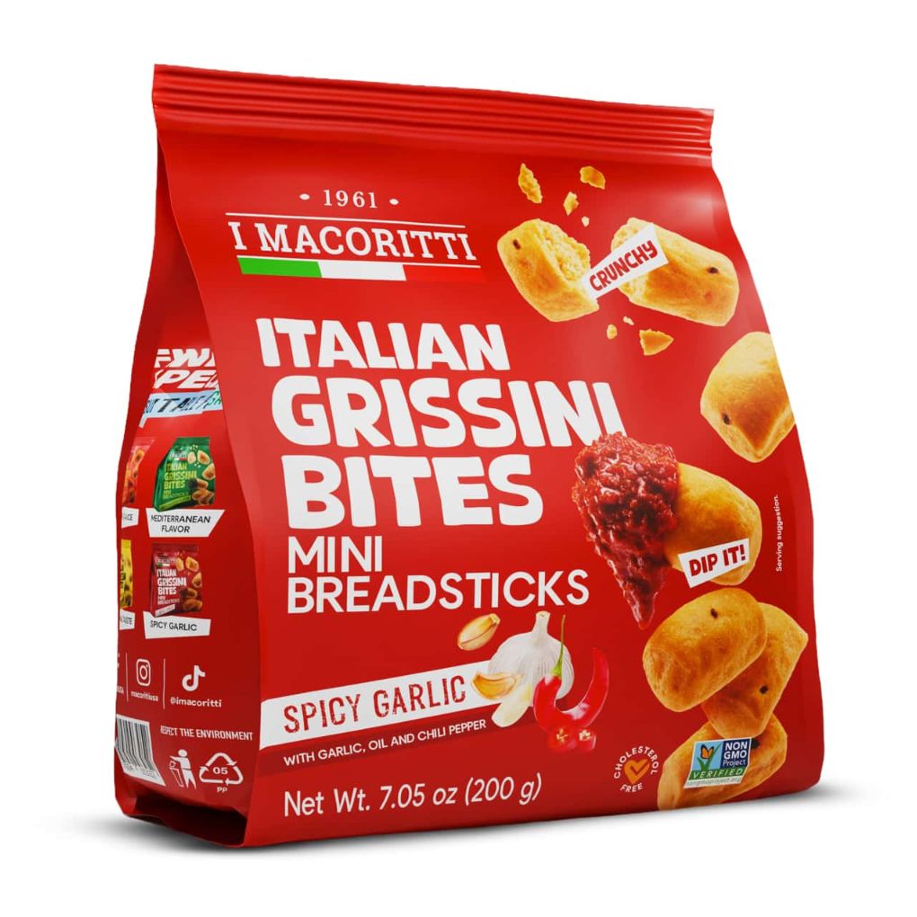 I Macoritti Spicy Garlic Grissini Bites 1