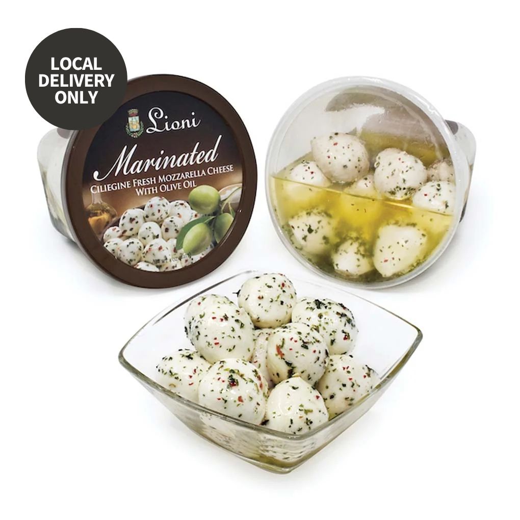 Lioni Latticini Ciliegine Fresh Marinated Mozzarella in Water, ~0.5oz Balls 1