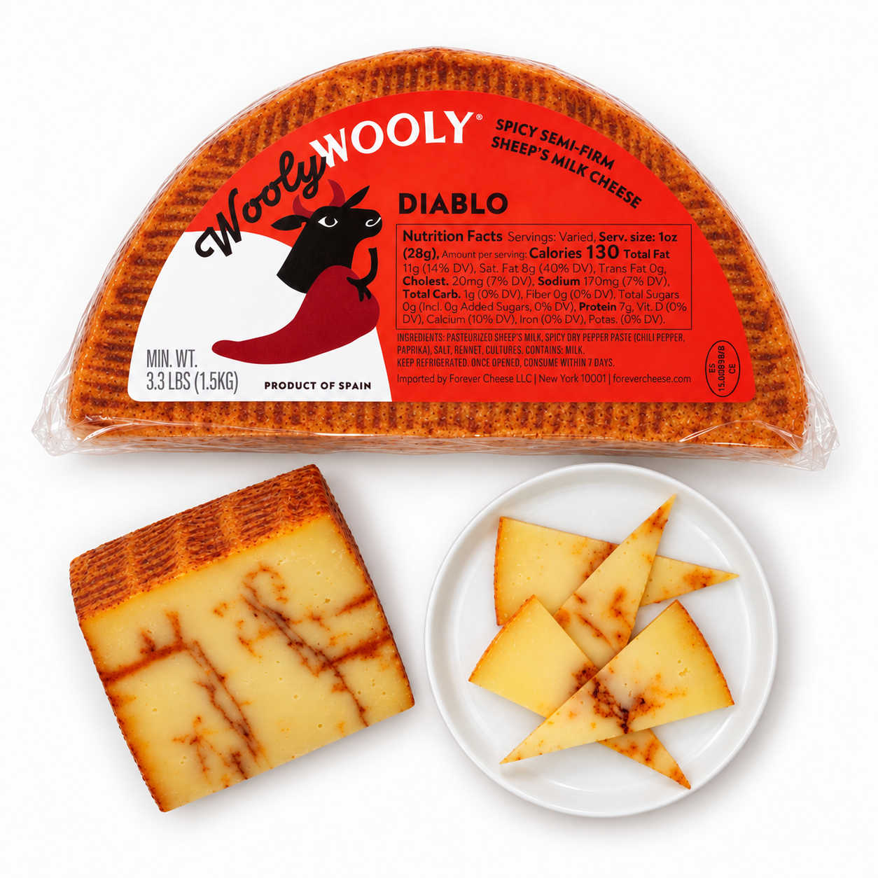 Mitica Wooly Wooly Diablo Sheep's Milk Cheese 1