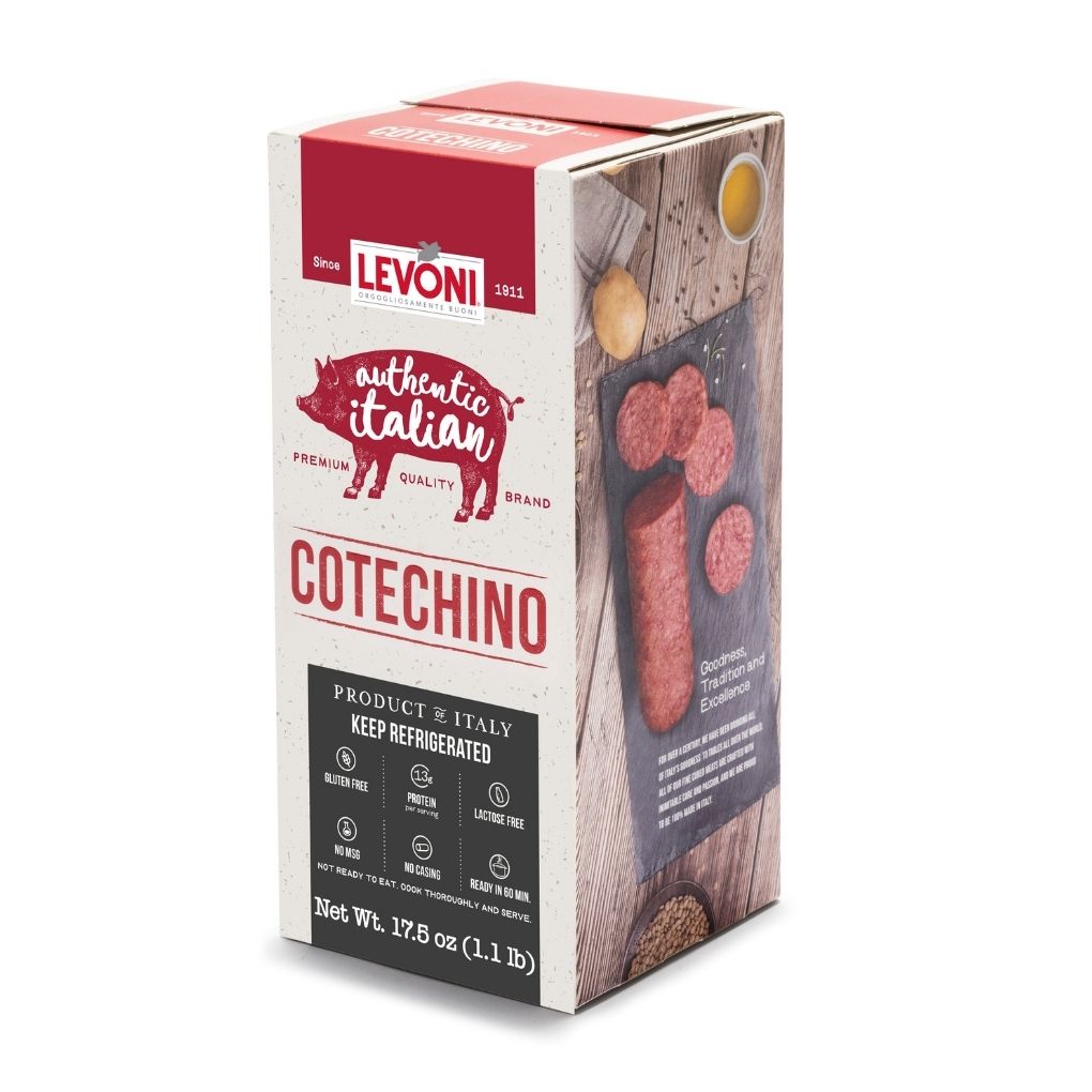 Levoni Cotechino Italian Cooked Pork Sausage 1