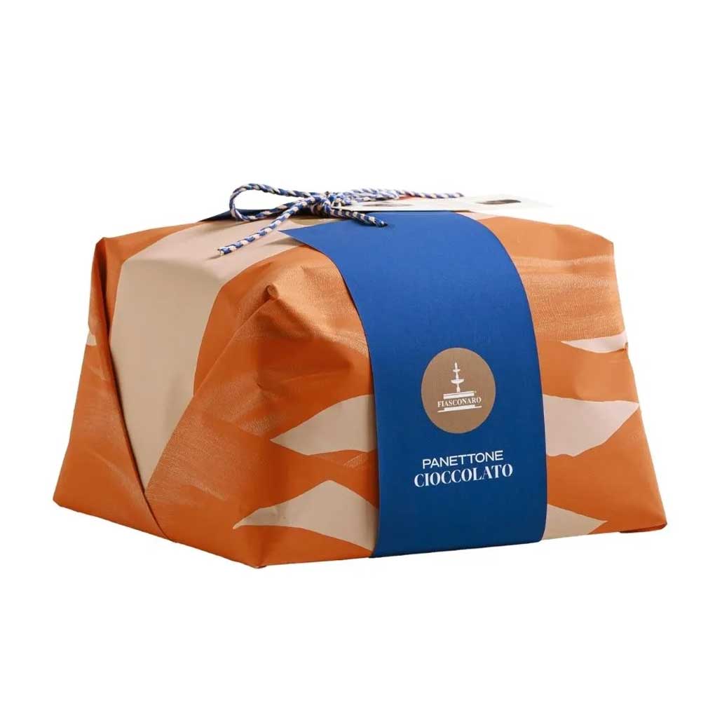 Fiasconaro Panettone Cioccolato with Chocolate Chips & Sugar Glaze 1