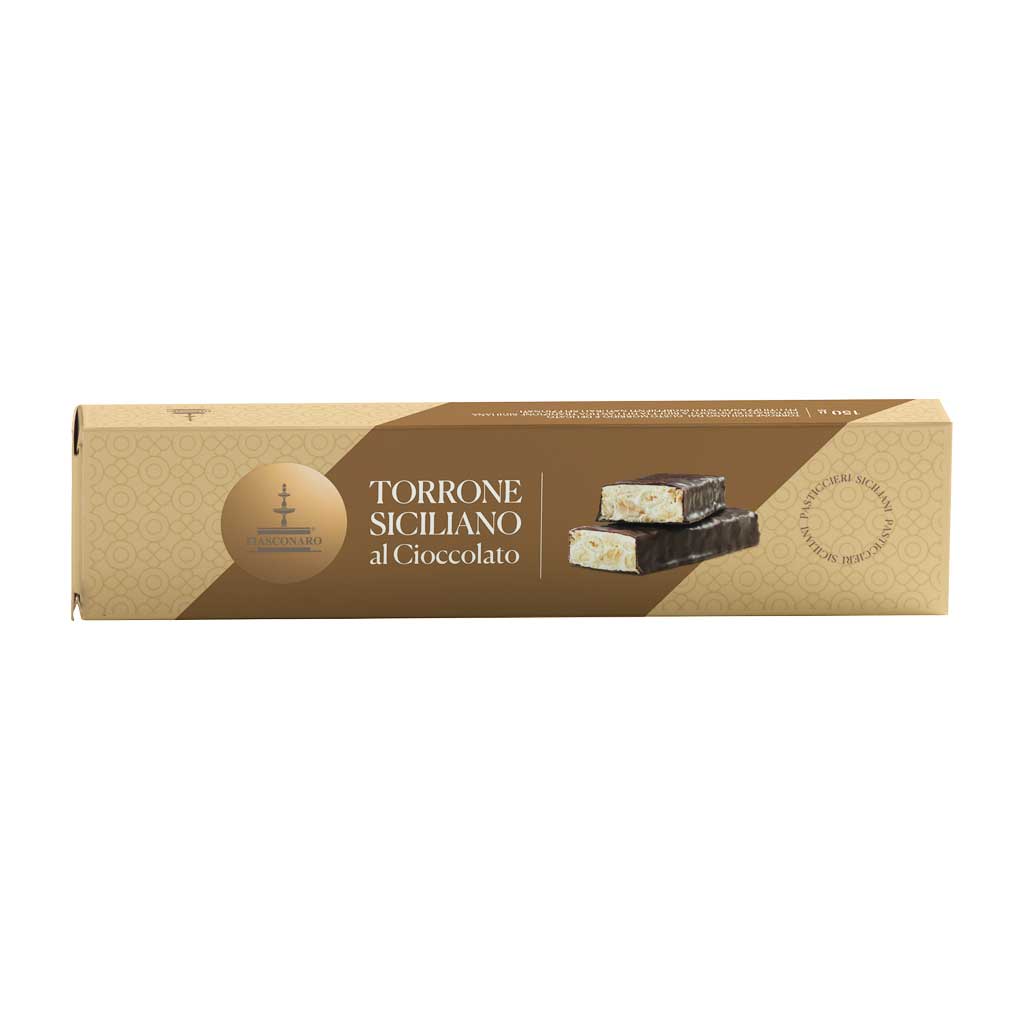 Fiasconaro Soft Sicilian Dark Chocolate Torrone 1