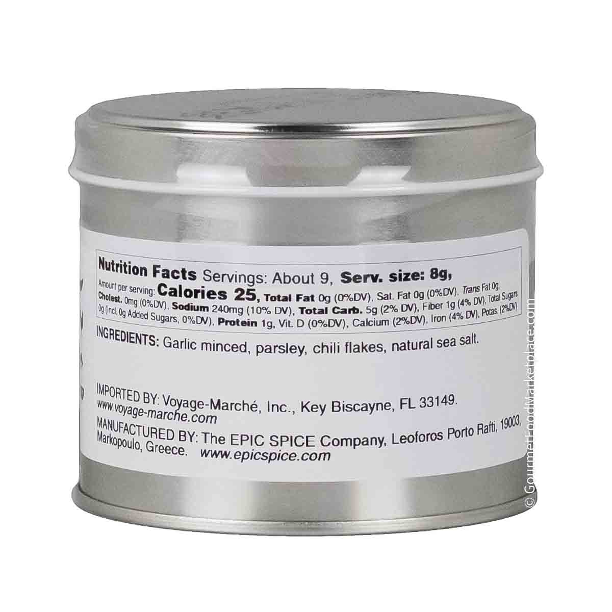 Epic Spice Aglio Olio Peperoncino Seasoning 2