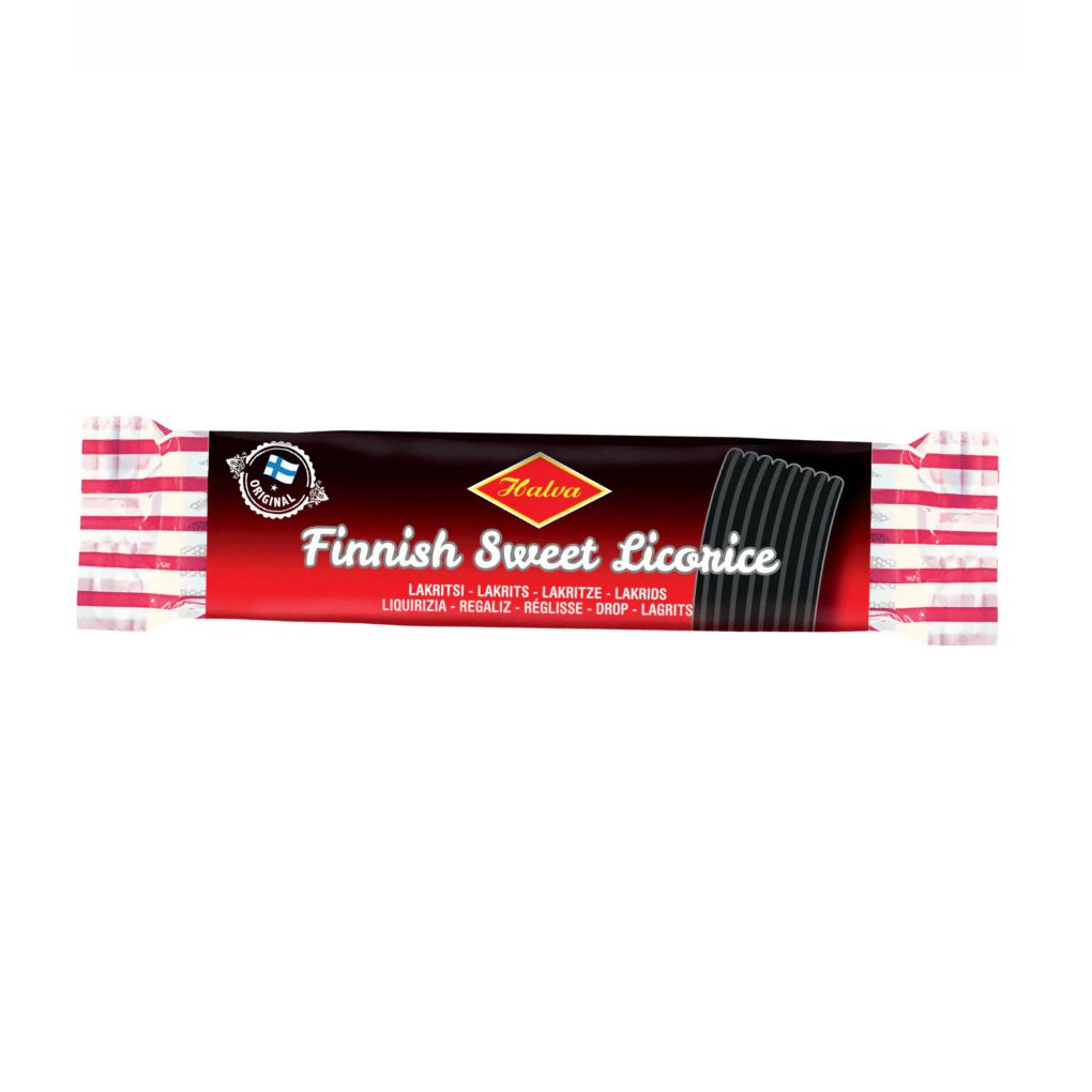 Halva Finnish Sweet Soft Licorice Bar 1