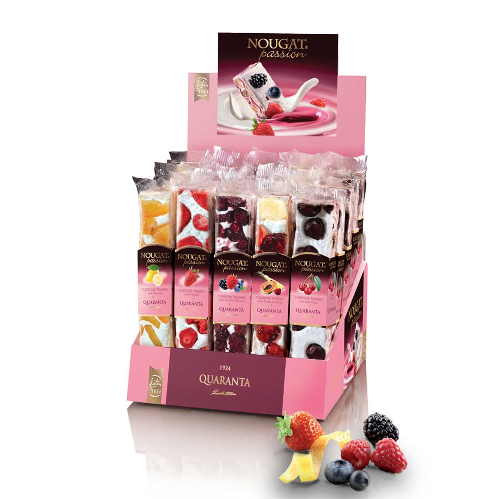 Quaranta Summer Fruits Assorted Soft Nougat Bars 1