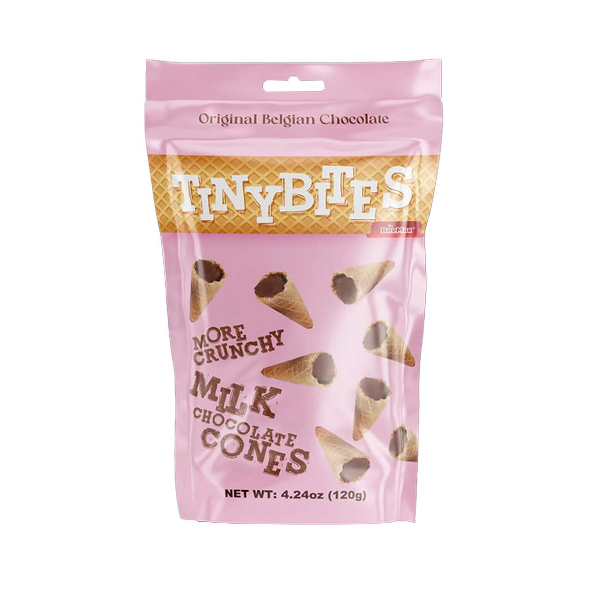 Tiny Bites Belgian Milk Chocolate Mini Waffle Cones 1