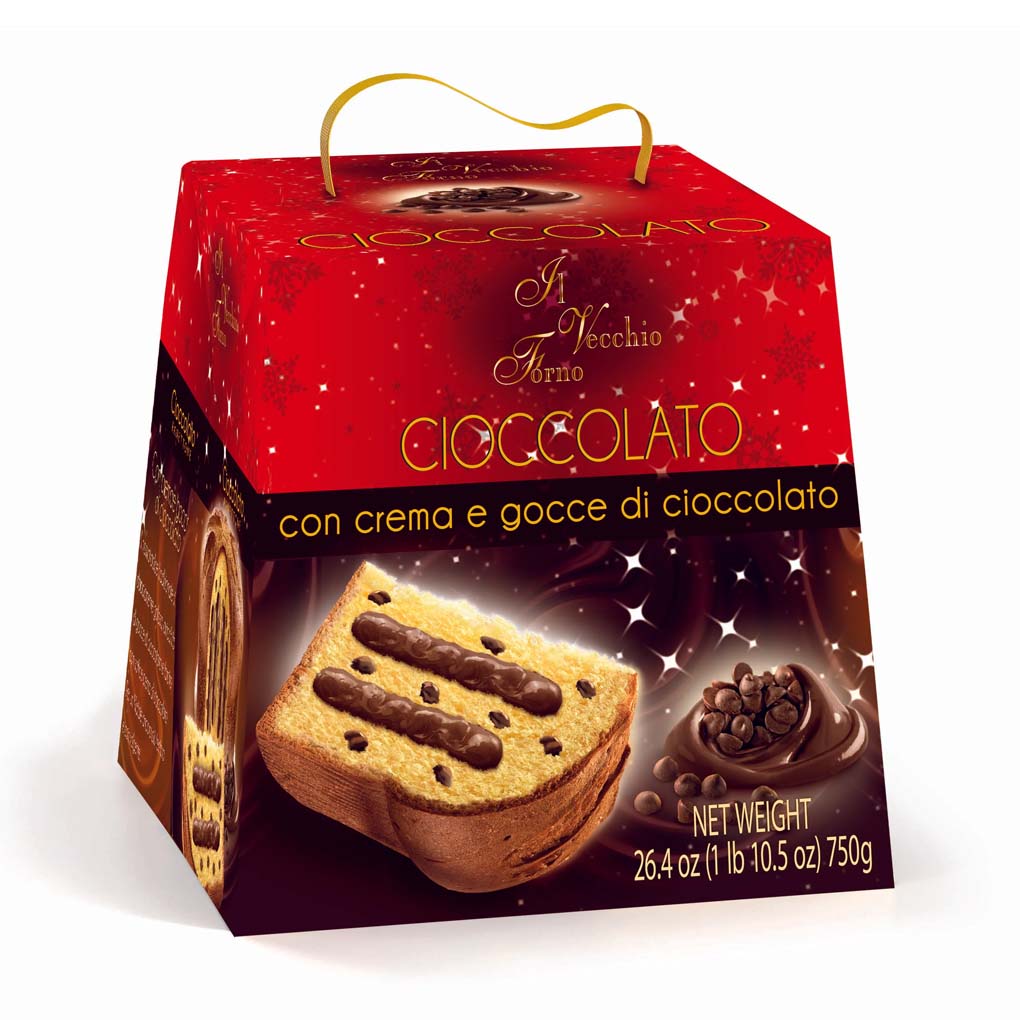 Il Vecchio Forno Chocolate Cream Panettone with Chocolat Chips 1