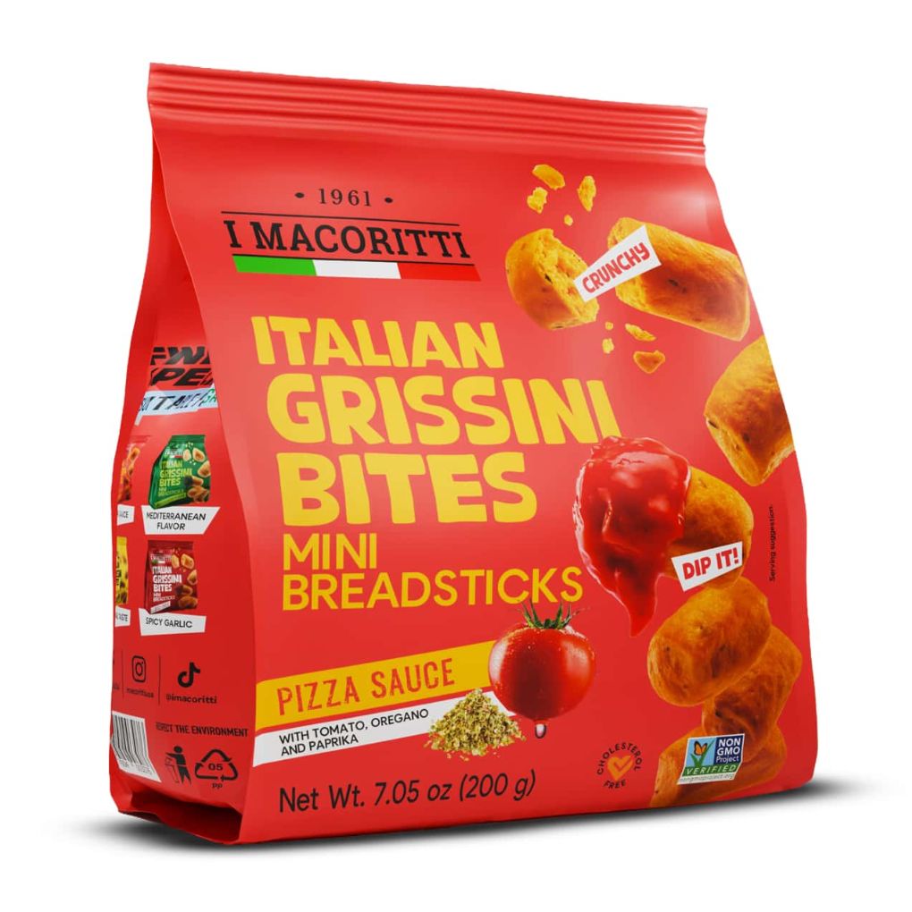 I Macoritti Pizza Sauce Flavored Grissini Bites 1