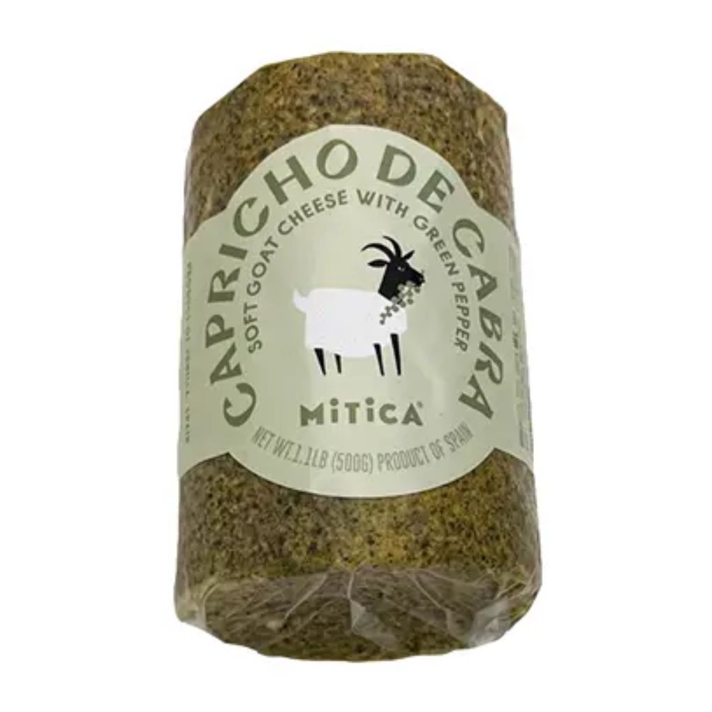 Mitica Capricho de Cabra Soft Goat Cheese with Green Pepper 1