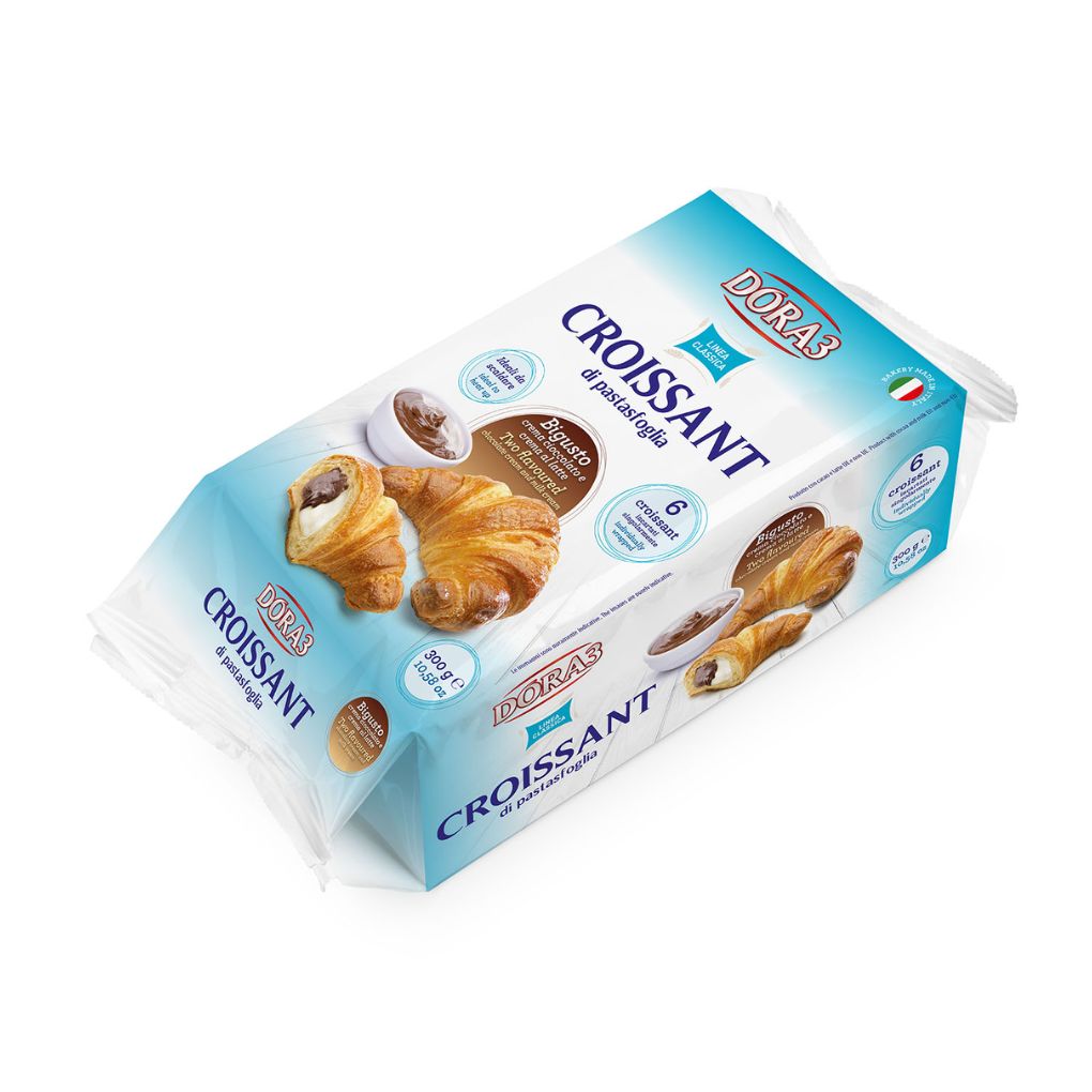 Dora3 Chocolate and Milk Cream Filled Croissants 1