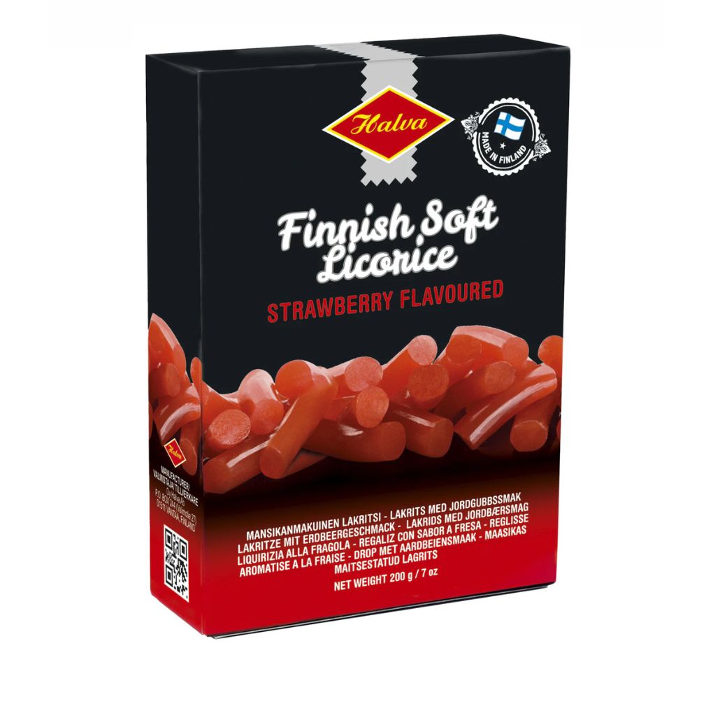 Halva Finnish Strawberry Soft Licorice 1