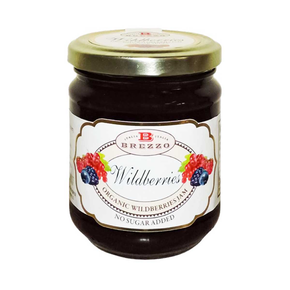 Brezzo Organic Wild Berries Jam, No Sugar Added 1