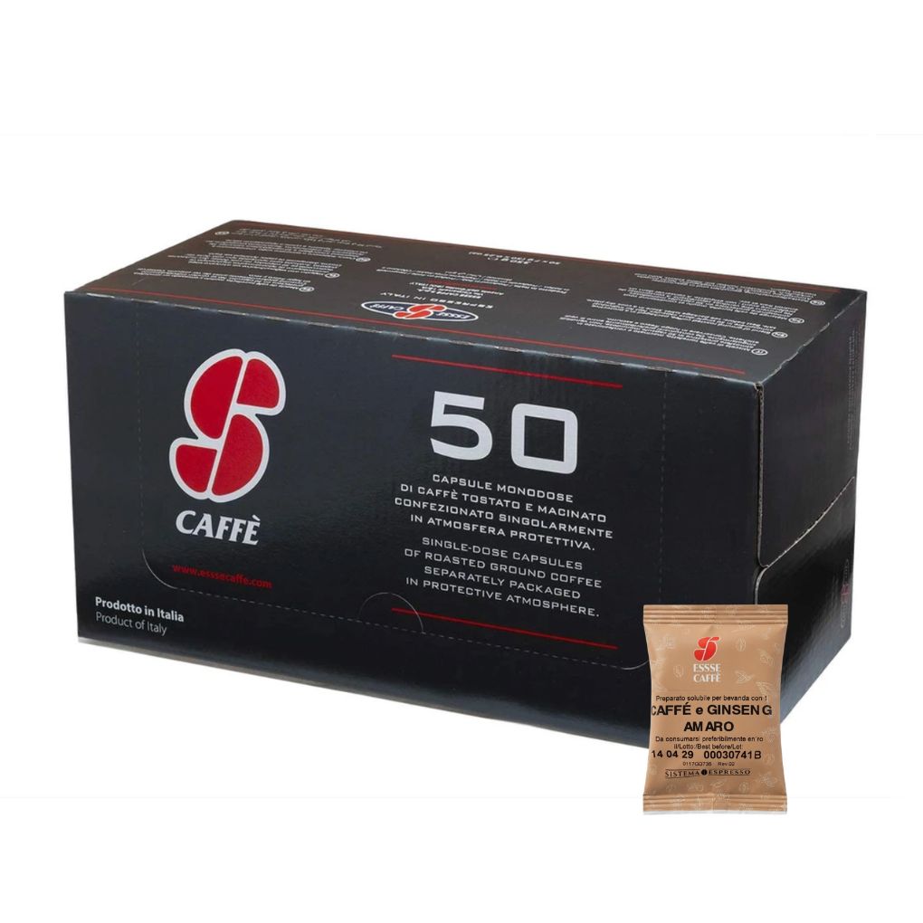Essse Caffe Coffee and Ginseng Capsules, 50-Pack 1